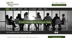 Desktop Screenshot of mayersteinberg.com